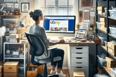 Family-Friendly eBay Home Business Workspace